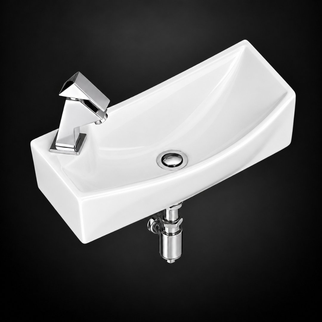 BRIO Wall Hung Basin Wash Basin - My Home Studio